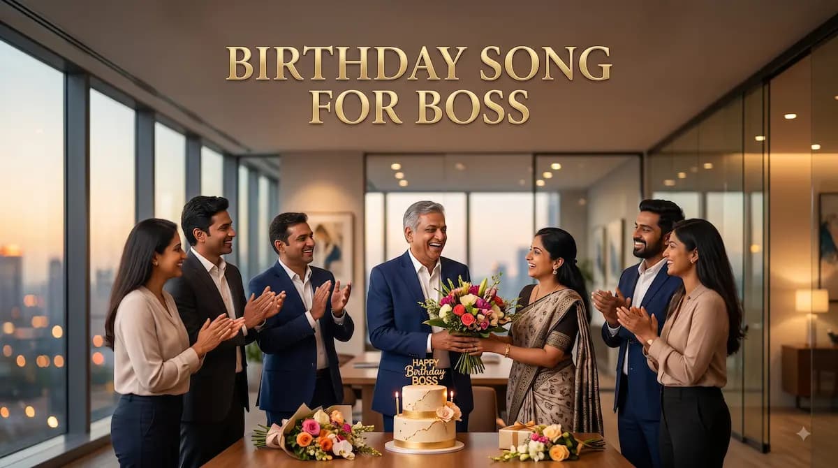 Birthday Song for Boss | Professional Personalized Song