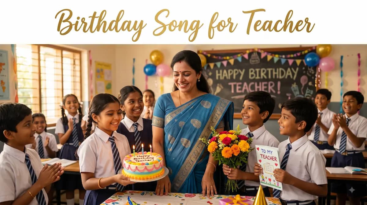 Birthday Song for Teacher | Heartfelt Telugu Tribute