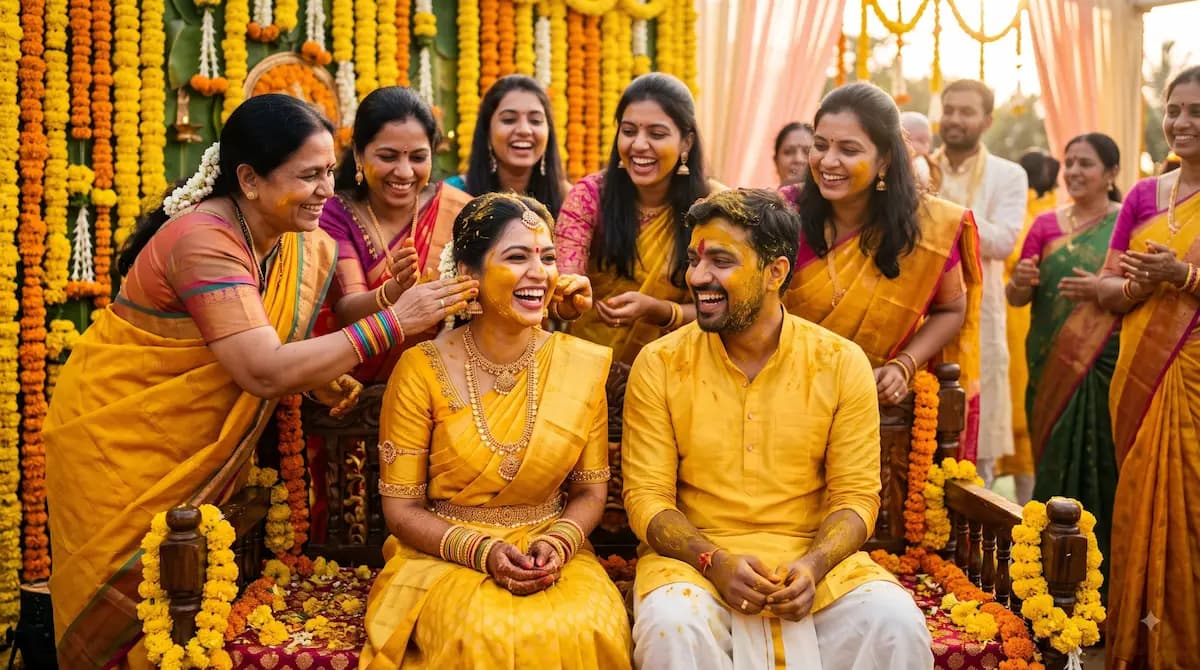 Haldi Ceremony Song with Couple Names | Personalized Telugu Song