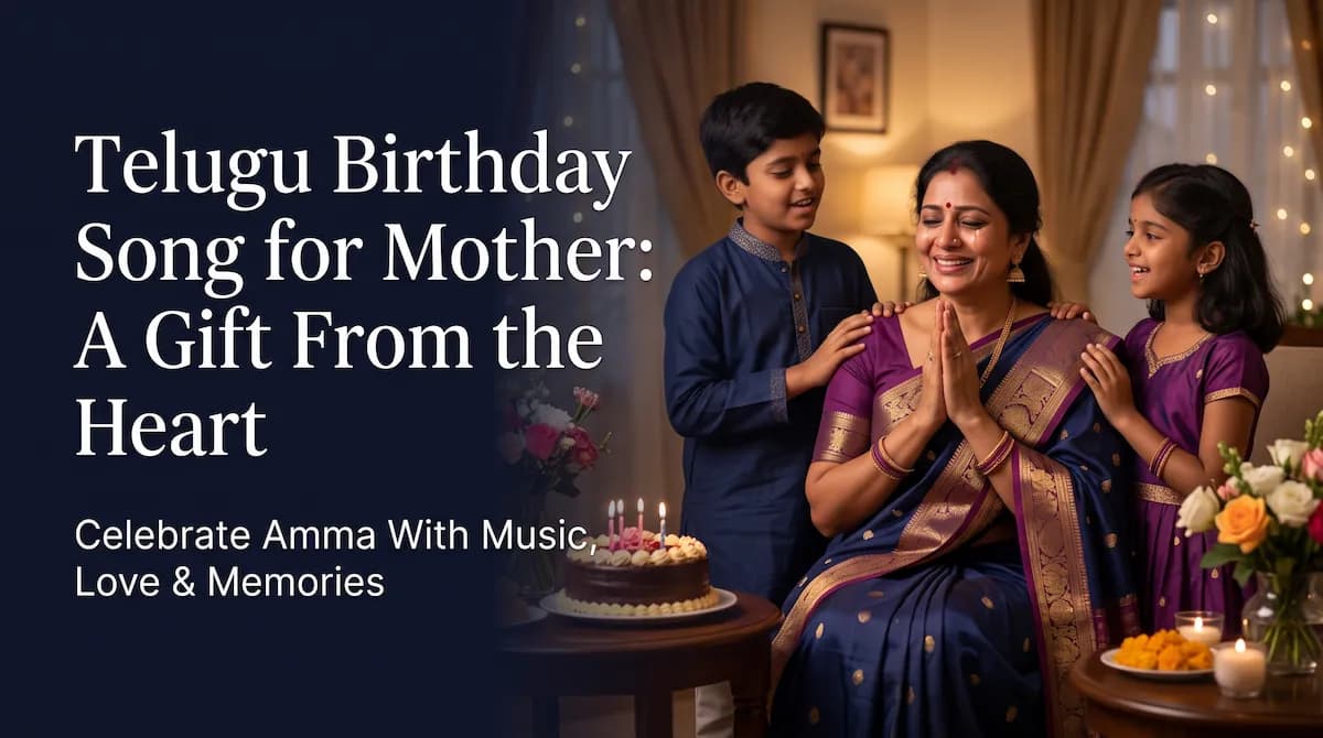 Telugu Birthday Song for Mother: Emotional Gift Idea
