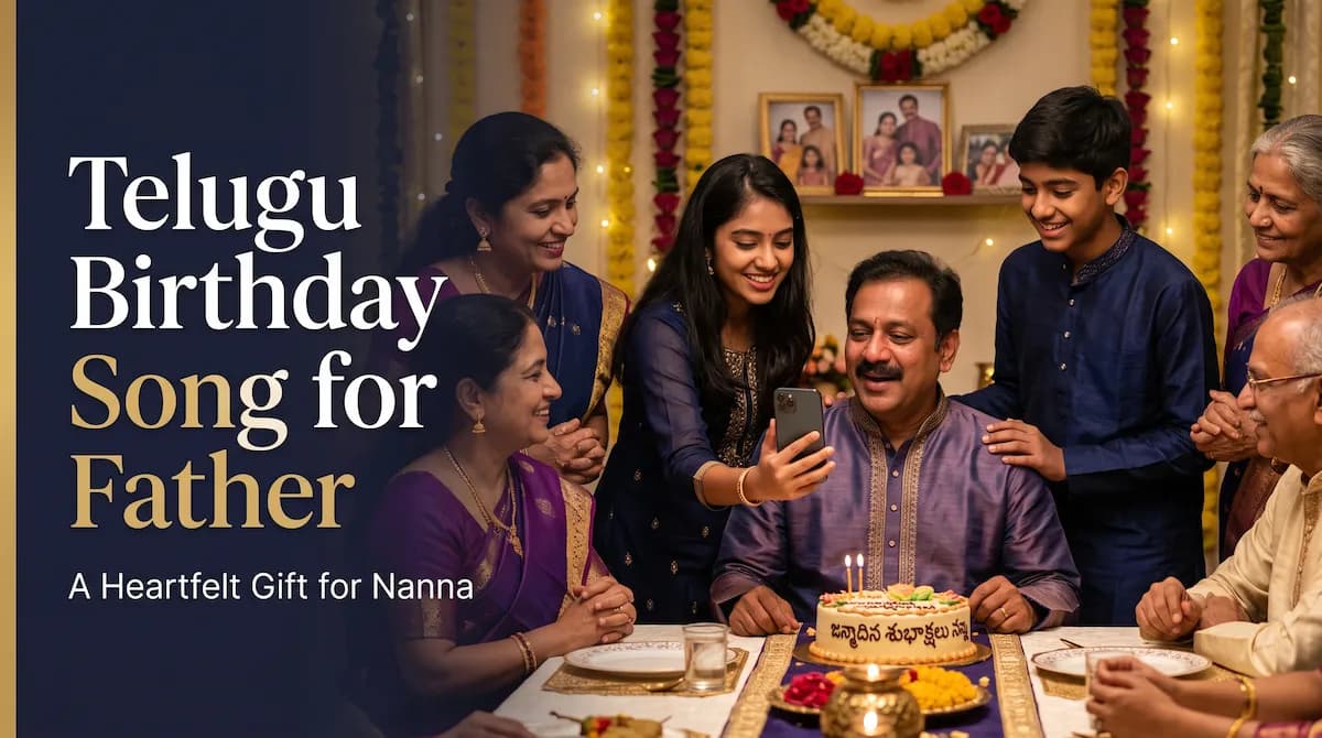 Telugu Birthday Song for Father: Heartfelt Gift Idea
