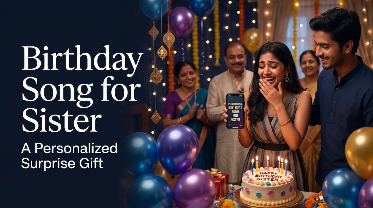 Birthday Song for Sister: A Personalized Surprise Gift