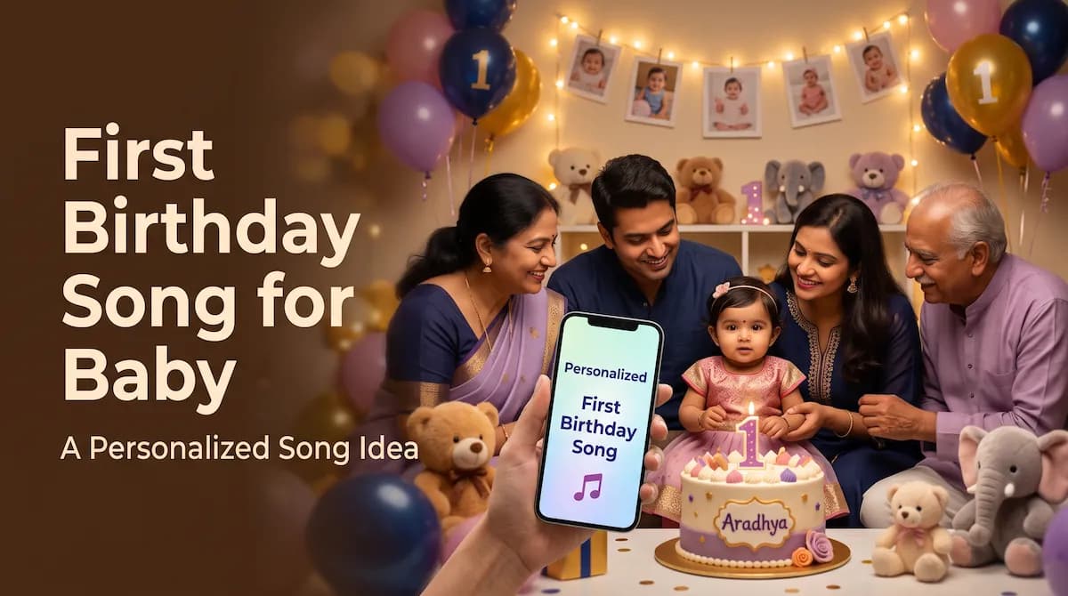 First Birthday Song for Baby: Personalized Song Ideas