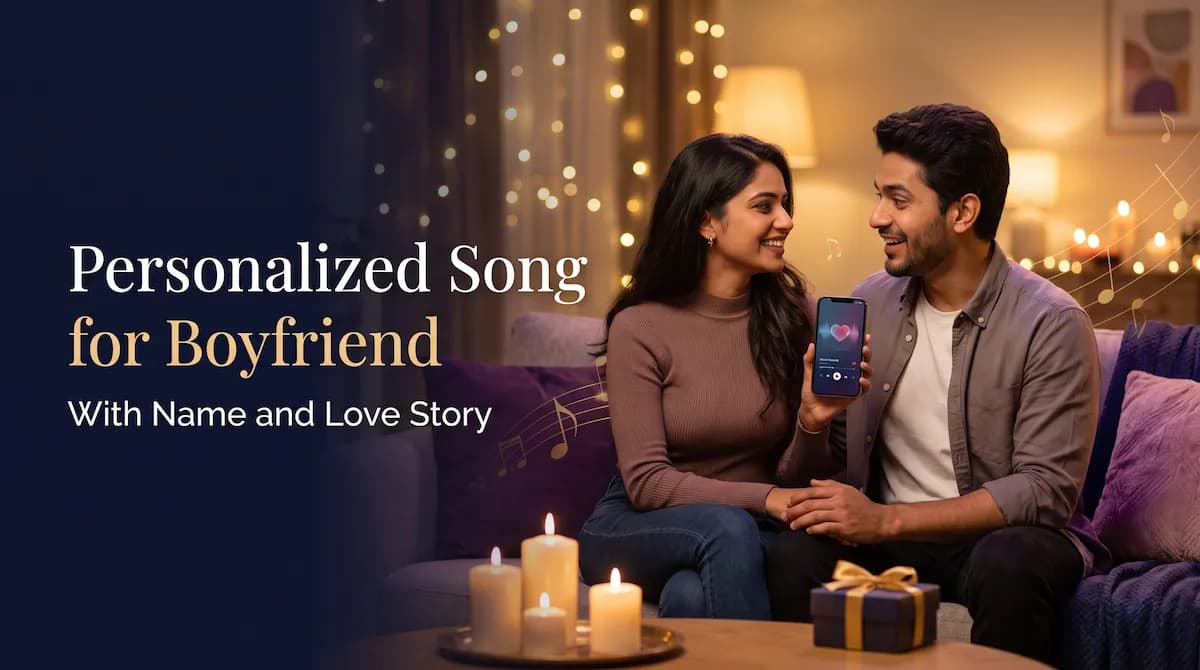 Personalized Song for Boyfriend with Love Story
