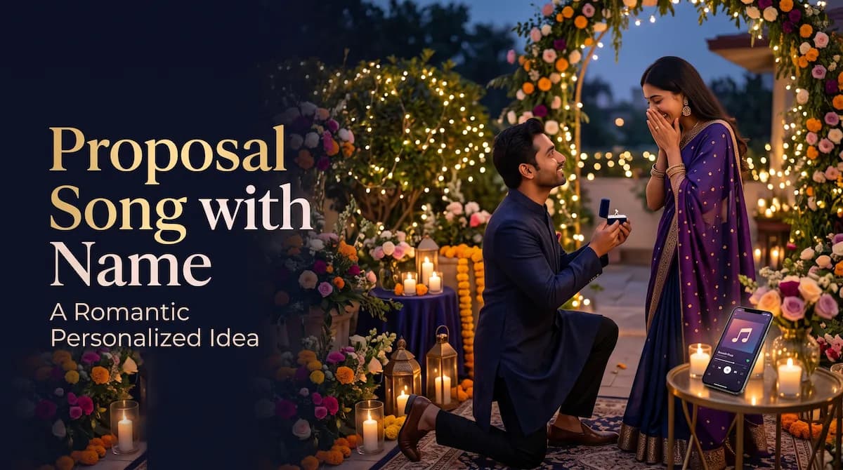 Proposal Song with Name: Romantic Personalized Idea