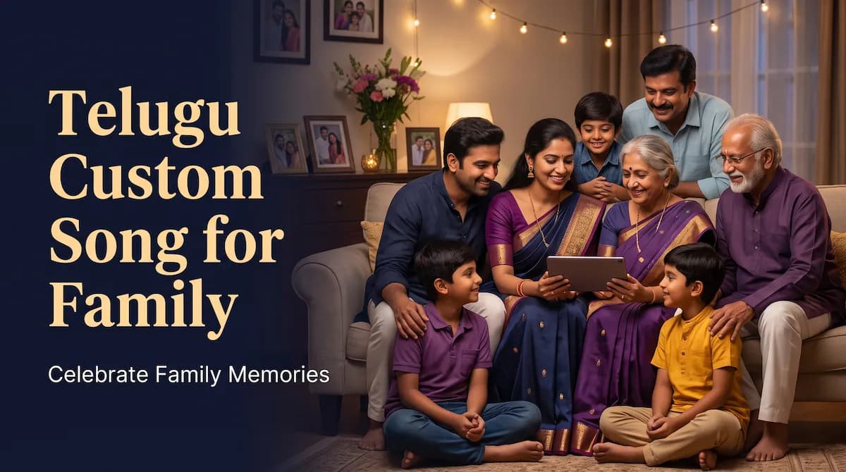 Telugu Custom Song for Family Memories