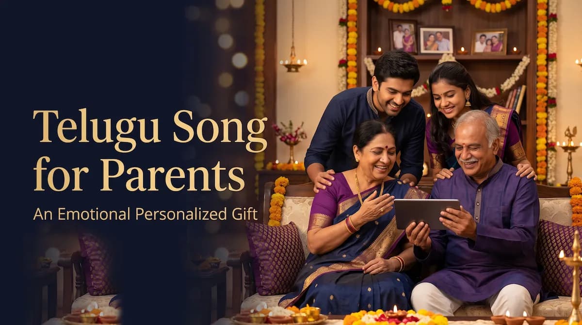 Telugu Song for Parents: Emotional Personalized Gift