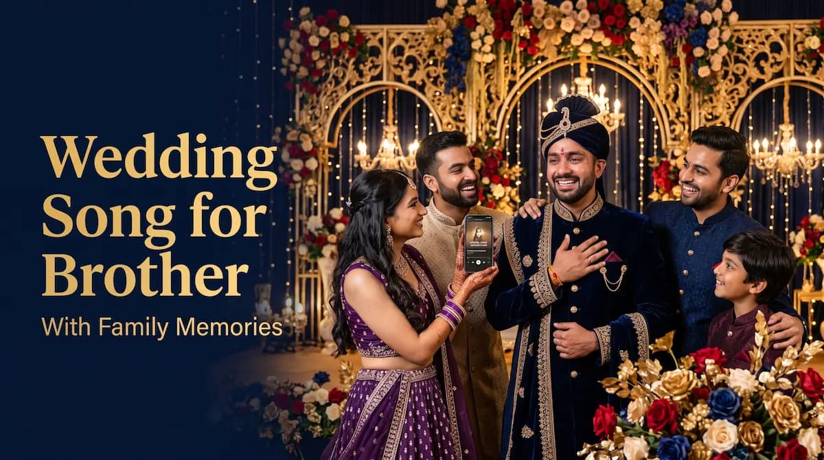 Wedding Song for Brother with Family Memories