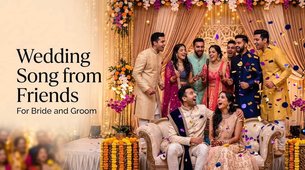 Wedding Song from Friends for Bride and Groom