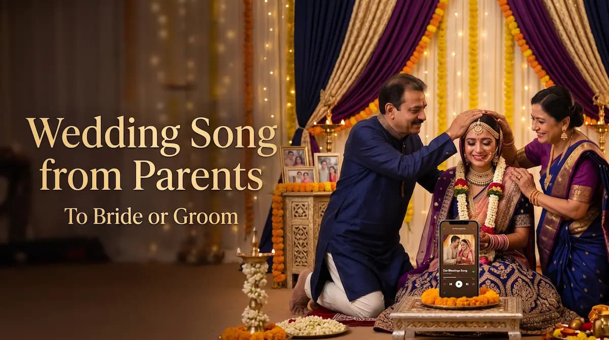 Wedding Song from Parents to Bride or Groom