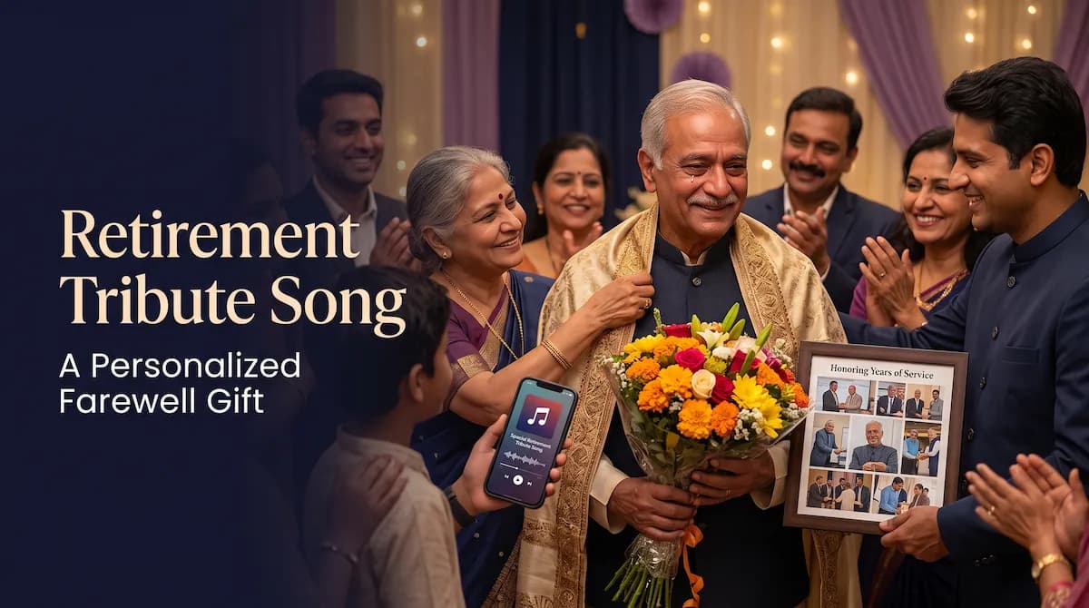 Retirement Tribute Song: Personalized Farewell Gift
